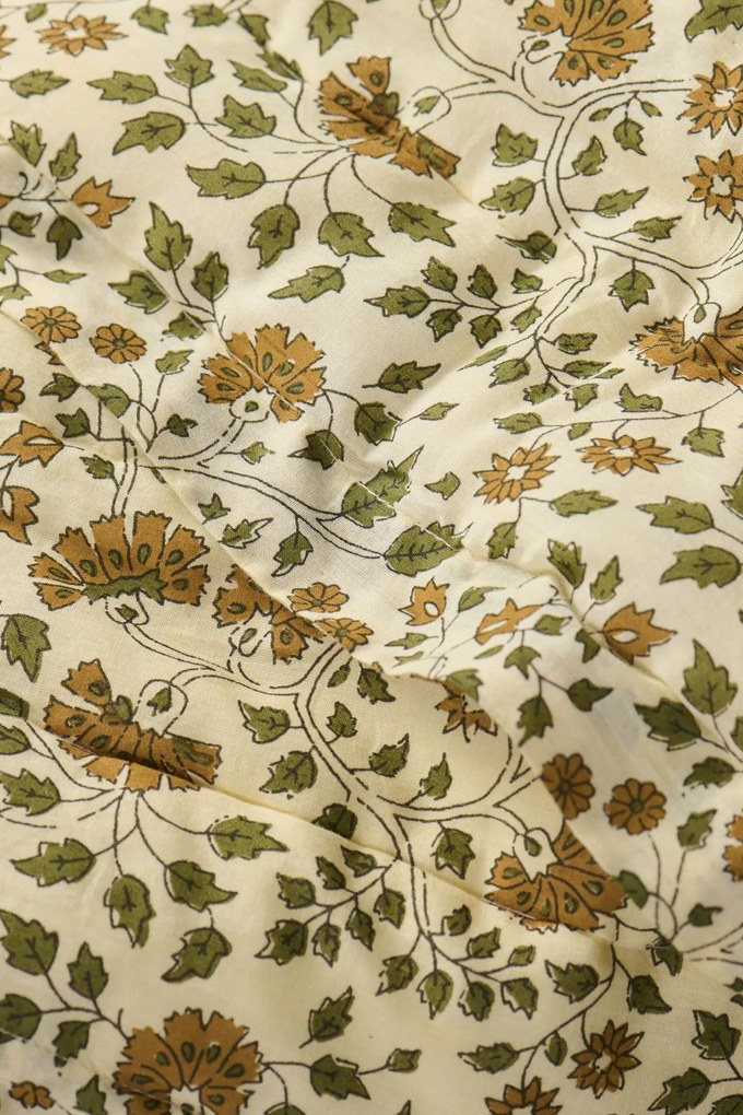 Ib Laursen Prešívaný prehoz Celina Moss Green 130 × 170 cm