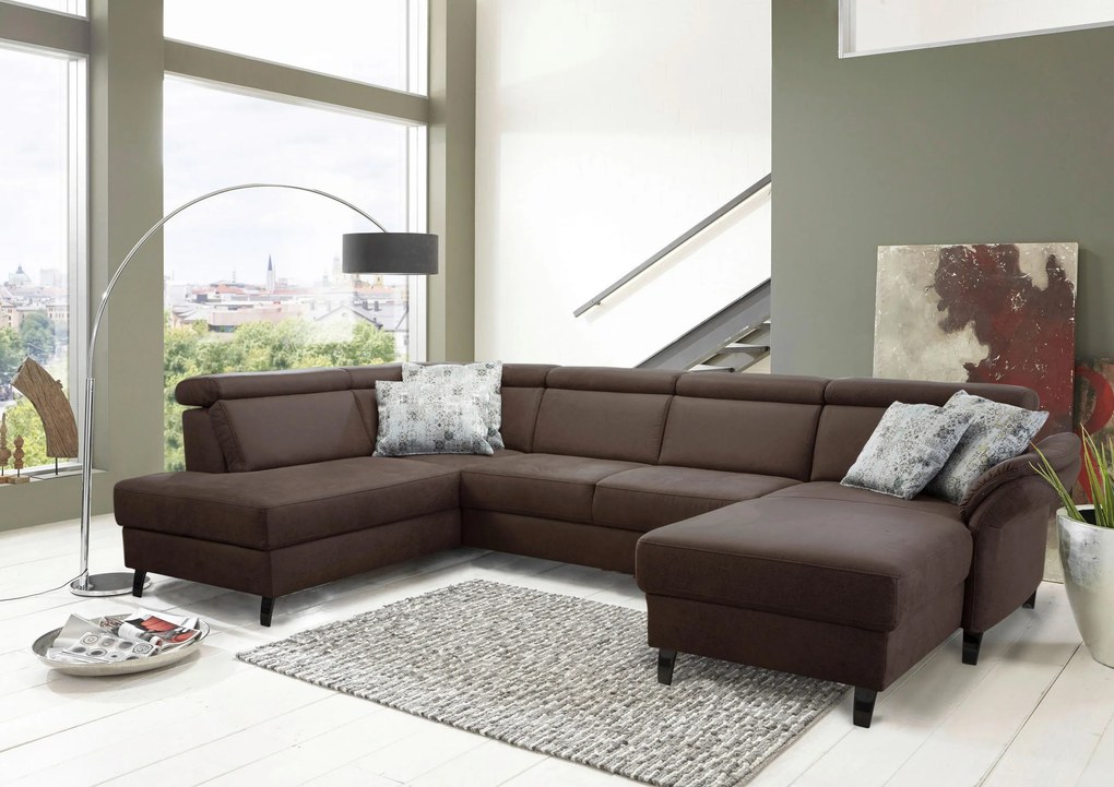 XXXLutz SEDACIA SÚPRAVA, textil, koňaková Sit & More - Sedačky - 000144005220