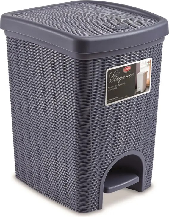 STEFANPLAST Odpadkový kôš 20 l, 31 × 27,5 × 39 cm, modrý