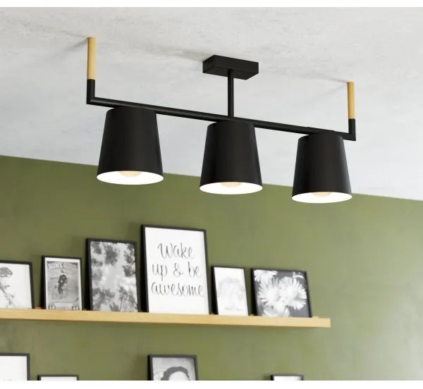 Eglo 43611 - Luster na tyči LACEY 3xE27/40W/230V