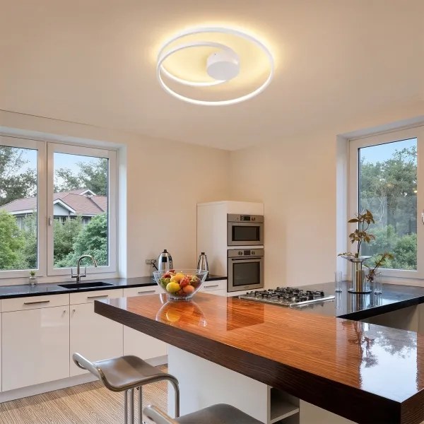 Brilagi - stmievateľné stropné svietidlo TWISTER LED/48W/230V priemer 50 cm biele + DO