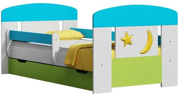 MAXMAX Detská posteľ so zásuvkou SUMMER 140x70 cm