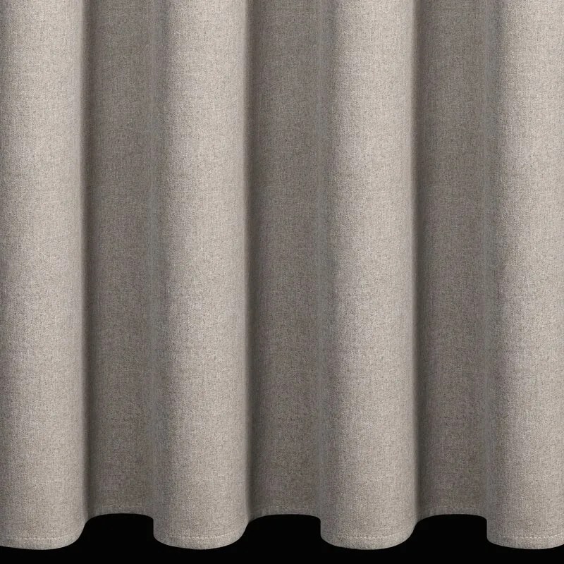 Dekorstudio Zatemňovací záves ZOEY s riasiacou páskou 140x270 cm – tmavobéžový