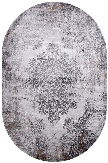 Koberec MAYA PR268 viacfarebný / sivý ovál