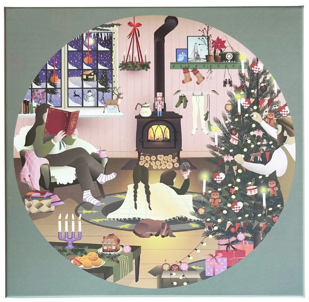 ViSSEVASSE Puzzle Wonderful Christmas Time 1000 dielikov