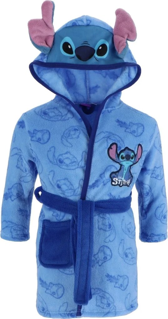 Chlapčenský coral fleece župan s kapucňou Lilo & Stitch, 92 / 98