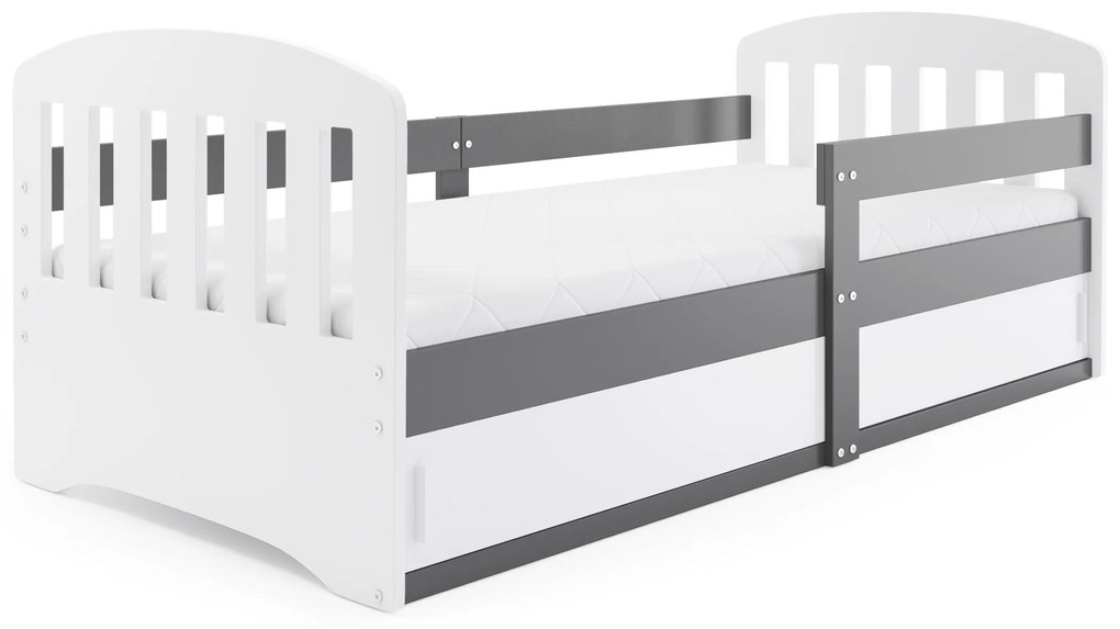 Posteľ KLASIK - 160x80cm - Grafitová