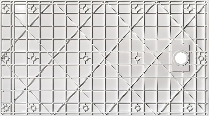 Besco Obdĺžniková sprchová vanička z SMC kompozitu VEXO MARBLE R 100x80 (120x80, 120-180x90) BESCO-Rozmery: 120x80
