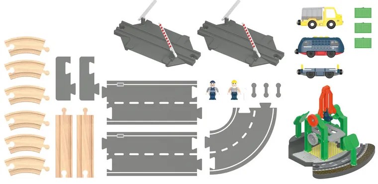 Playtive Železničná súprava (železničné prekladisko)  (100356781)