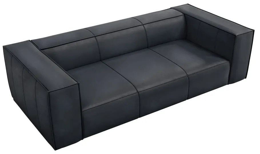 Tmavomodrá kožená pohovka 227 cm Madame – Windsor &amp; Co Sofas