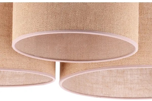 Duolla - Stropné svietidlo ROLLER TRIO 3xE27/60W/230V béžová