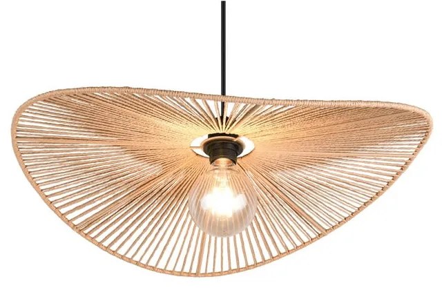 Matne čierne závesné svietidlo ø 58 cm Laurine – Reality