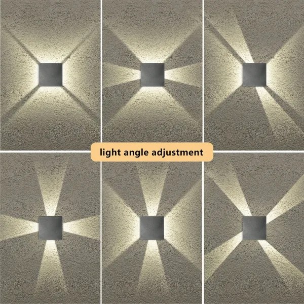 Brilagi - LED exteriérové nástenné svietidlo QUADRAY LED/4W/230V antracitové IP65