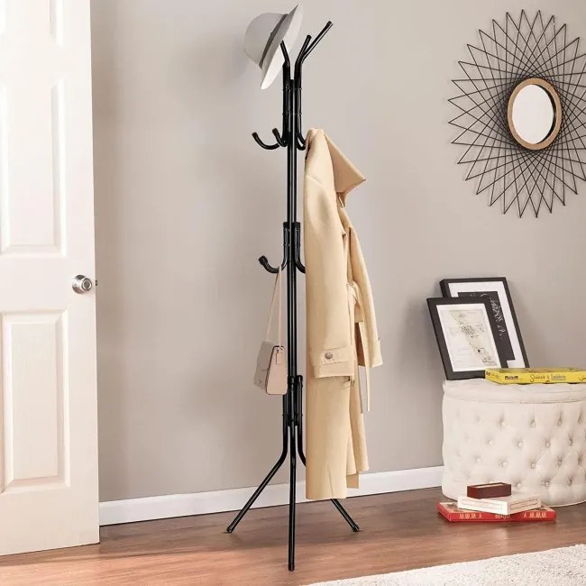 Stojanový vešiak PABLO čierny