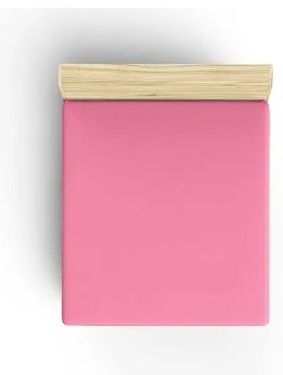 Ružová napínacia bavlnená plachta 140x200 cm – Mijolnir