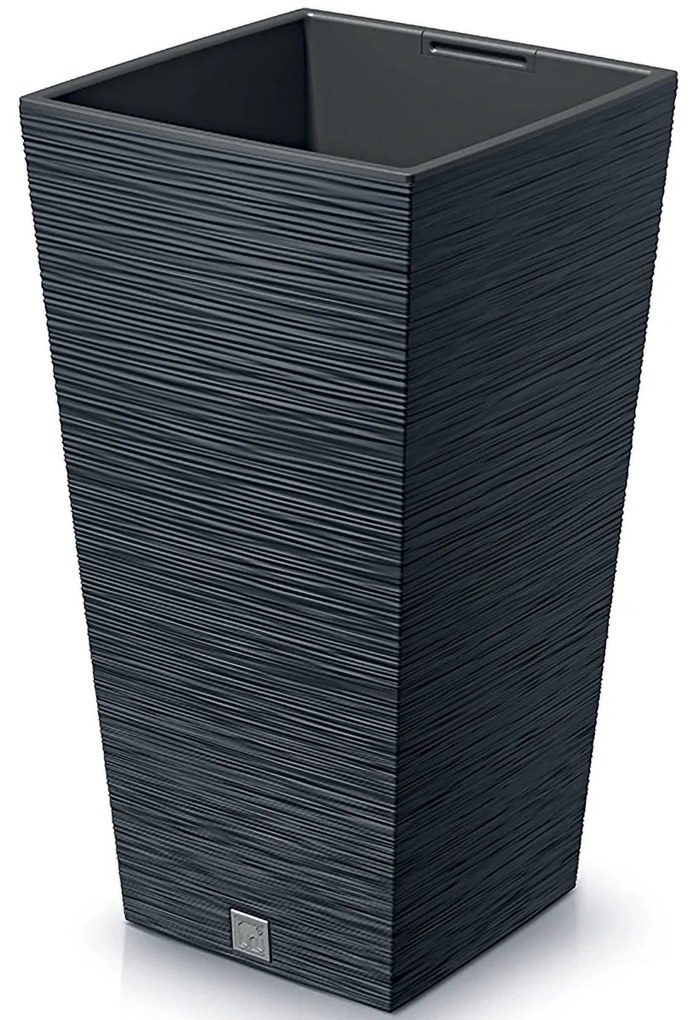Plastový kvetináč DFSH350 34,5 cm - antracit