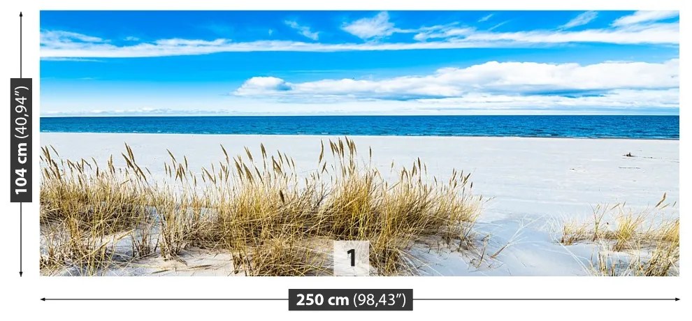 Fototapeta Vliesová Piesočná pláž 104x70 cm