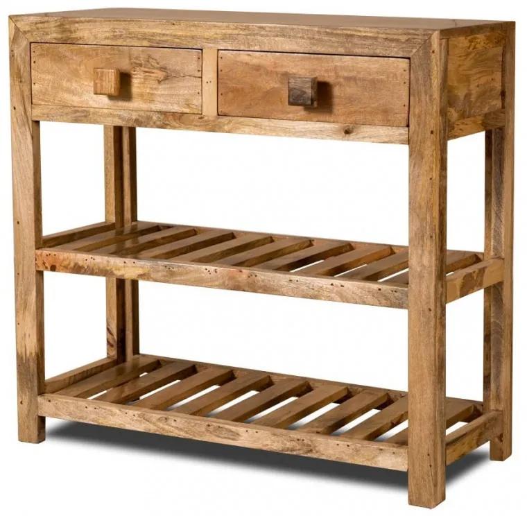 Konzolový stolík 110x76x35 Hina z mangového dreva