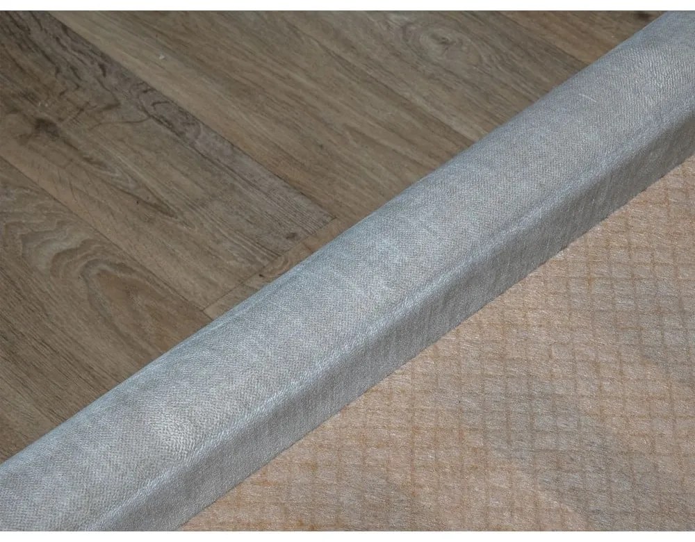 Svetlosivá čalúnená dvojlôžková posteľ s úložným priestorom s roštom 180x200 cm Jade – Bobochic Paris