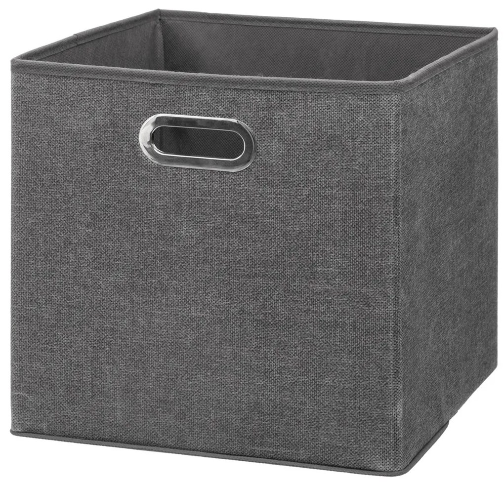 Úložný box Simple, 31x31x31 cm, sivá