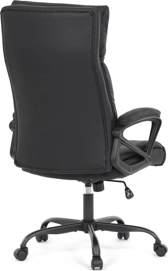 Kancelárske kreslo PEDRO — ekokoža, čierna