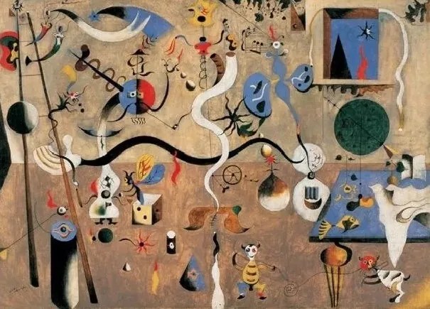 Umelecká tlač Harlequin's Carnival, 1924-25, Joan Miró