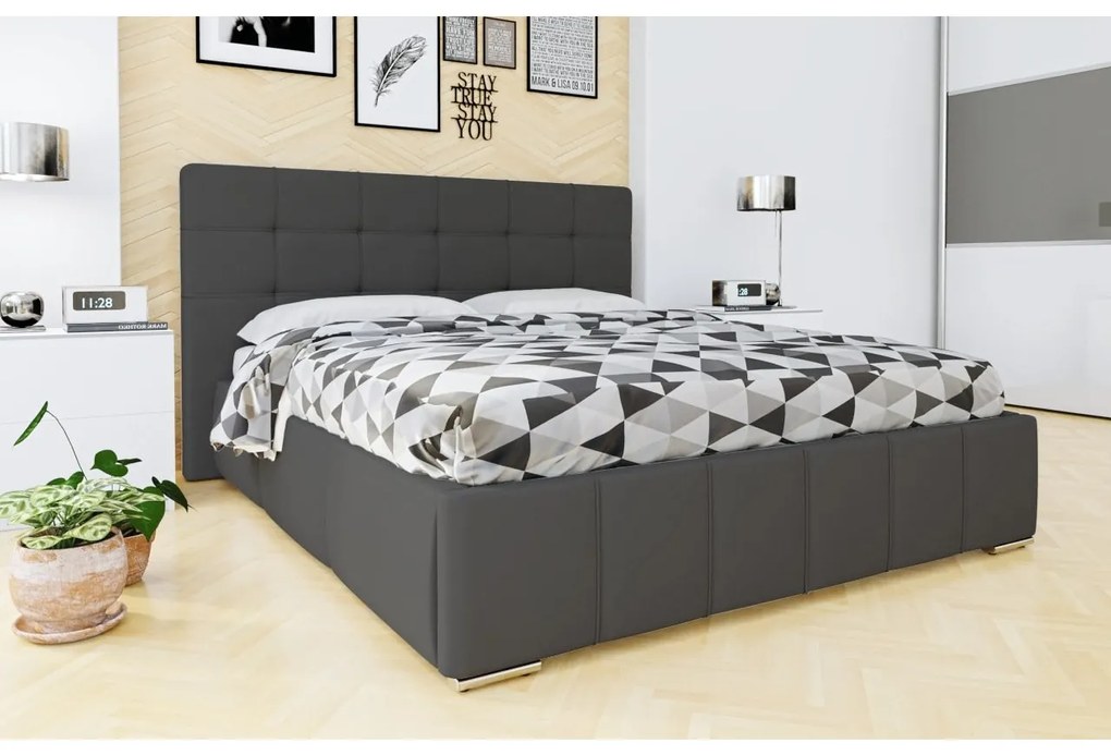 Posteľ Kalypso, Rozmer postele: 140x200, Dostupné poťahy: KS 2660