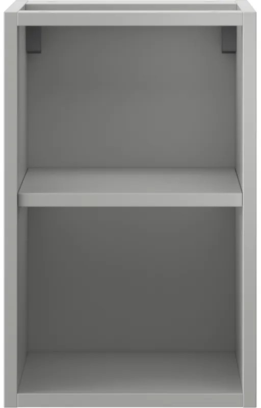 Mexen Box-A, otvorená skrinka s policou 30 cm, sivá matná, 91AX2-0300-470-0-62