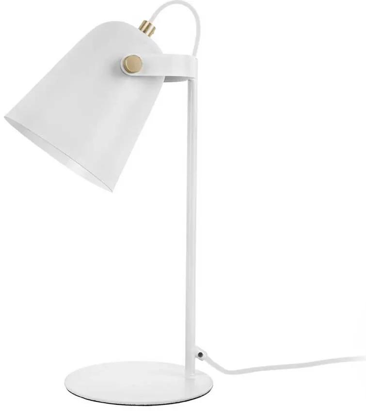 Stolná lampa Steady biela 12,5 x 36 cm