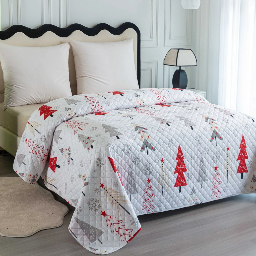 Prehoz na posteľ JINGLE, biely Rozmer: 170 x 210 cm