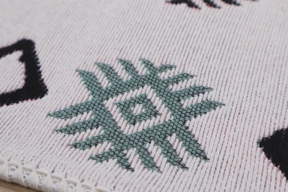 TRHÁK: Kusový koberec Natur Odra, 80x150, čiernobiela, chodba / predsieň, Praktik home