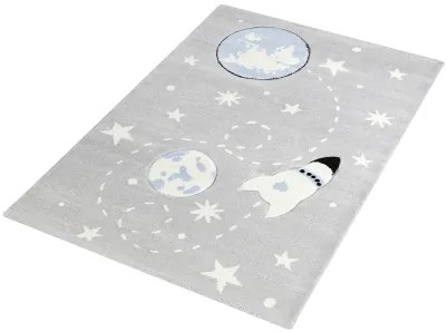 Koberce Breno Kusový koberec AMIGO 330/silver, sivá, viacfarebná,80 x 150 cm