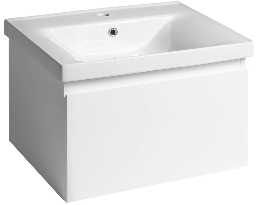 Aqualine Aqualine, ALTAIR umývadlová skrinka 57x35x45cm, biela, AI263