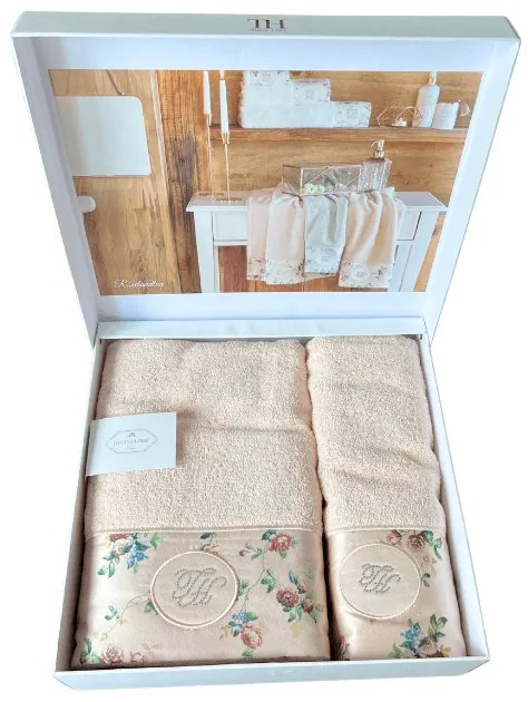 Soft Cotton Osuška a uterák ROSELAND v darčekovom balení