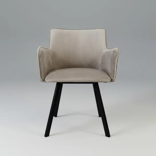 Jedálenská stolička AMELIA taupe