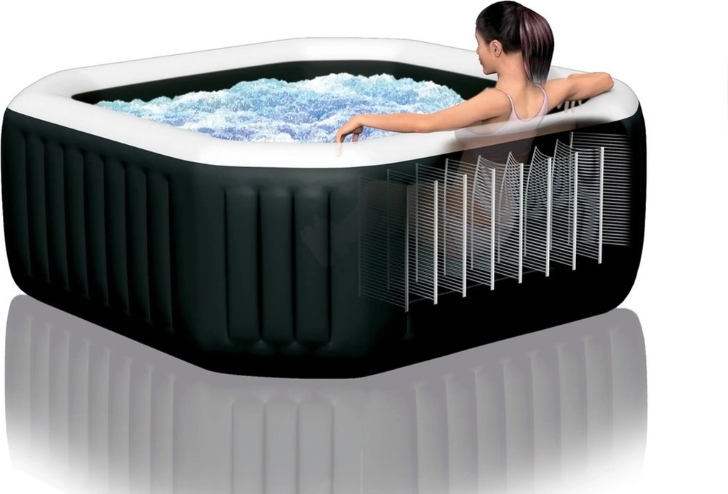 Intex | Vírivý bazén Pure Spa - Jet & Bubble Deluxe HWS 6 + výhodný set príslušenstva | 19900147