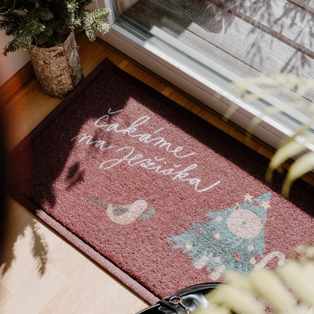 Bella Rose Rohožka Mačka čaká na Ježiška SK