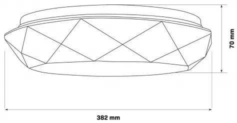 LED Stmievateľné kúpeľňové svietidlo GALAXY LED/48W/230V 3000-6000K IP44 + DO