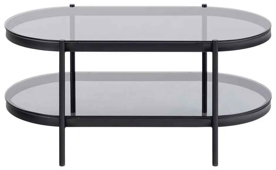 Konferenčný stolík so sklenenou doskou 95x50 cm Bayonne - Actona