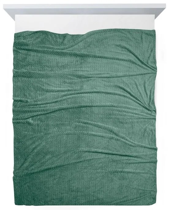 Dekorstudio Deka CINDY3 v tmavozelenej farbe farbe Rozmer deky: 200x220cm