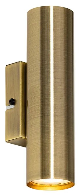 Moderná nástenná lampa bronzová 2-svetlo - Jeana