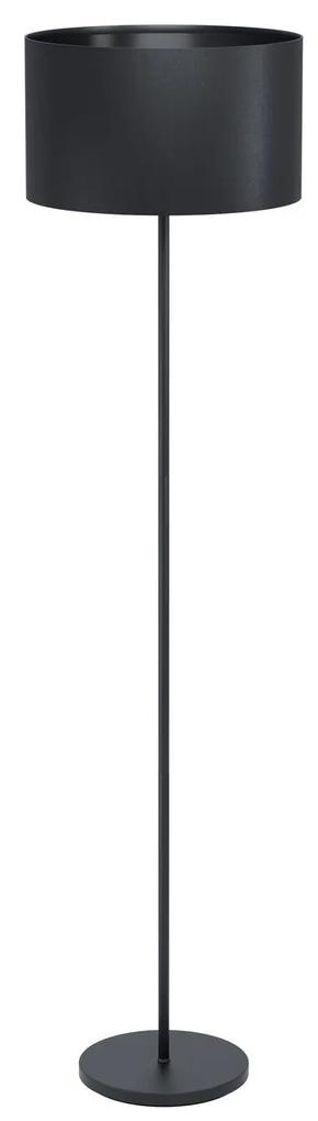 EGLO Moderná stojacia lampa MASERLO 1, 1xE27, 40W, čierna