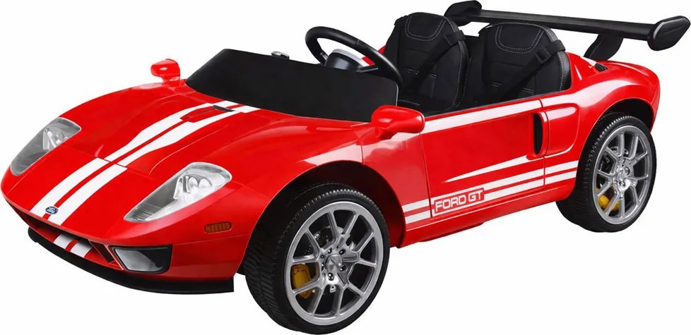 JOKOMISIADA Detské auto na batériu Ford GT so 4 motormi dvojmiestne s diaľkovým ovládaním červené PA0337