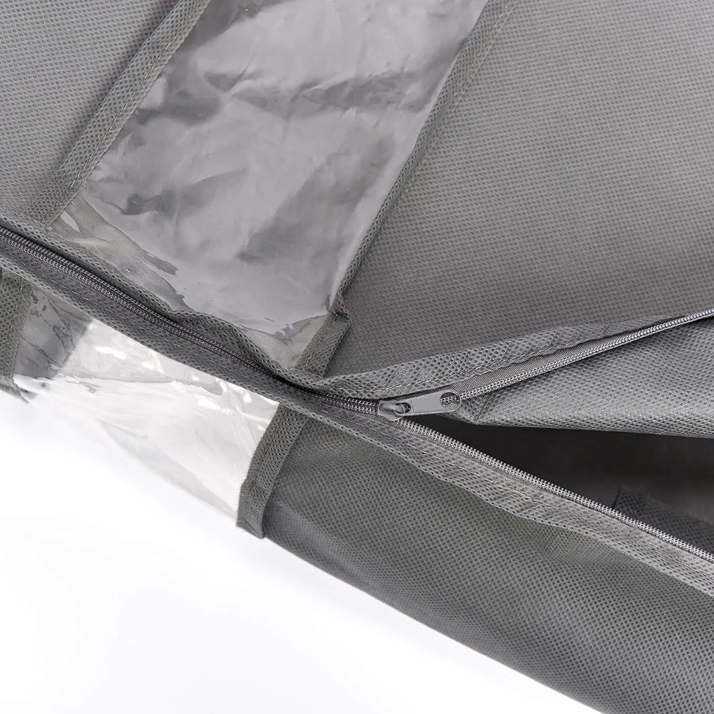 Zeller Present Organizér na oblečenie, obliečky, baliaci papier, 70x50x20, sivý NON-W