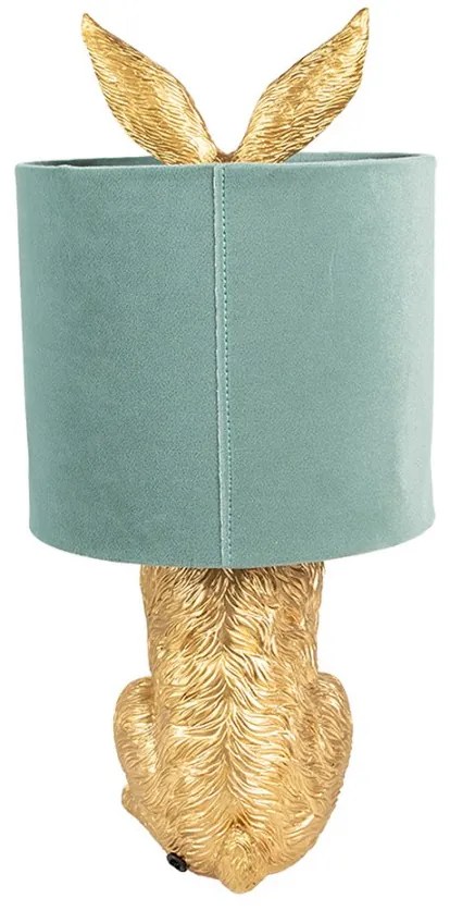 Gold & Olive RABBIT stolné svietidlo