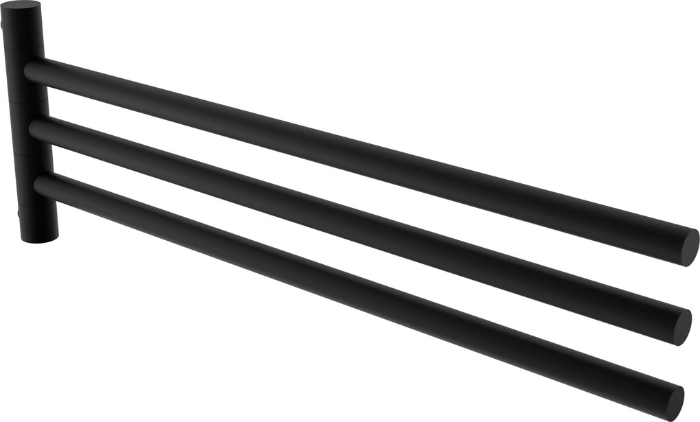 Nimco Držiak na uteráky otočný, 42 cm BORMO čierna - BRC 11096-3-90