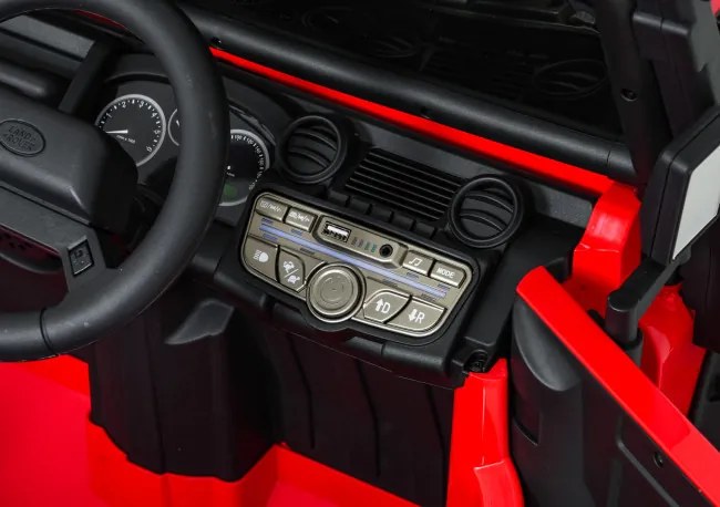 Elektrické autíčko Land Rover Defender 110 SVX červené