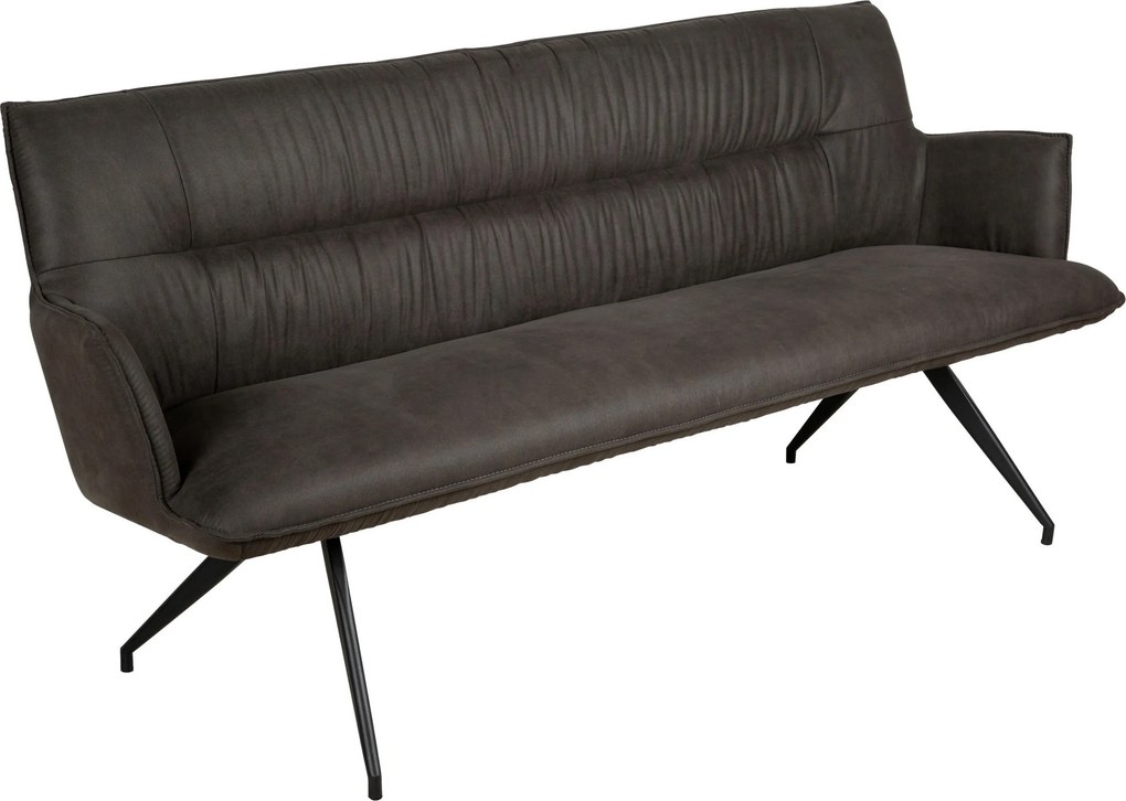 XXXLutz LAVICA, kov, textil, 203,5/88,5/62,5 cm Novel - Lavice - 002403000808
