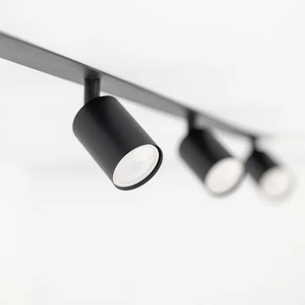 Podhľadové bodové svietidlo NEX 4xGU10/10W/230V čierna