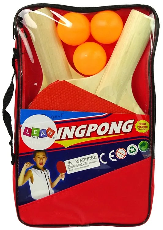 Lean Toys Súprava na Ping Pong – rakety s loptičkami